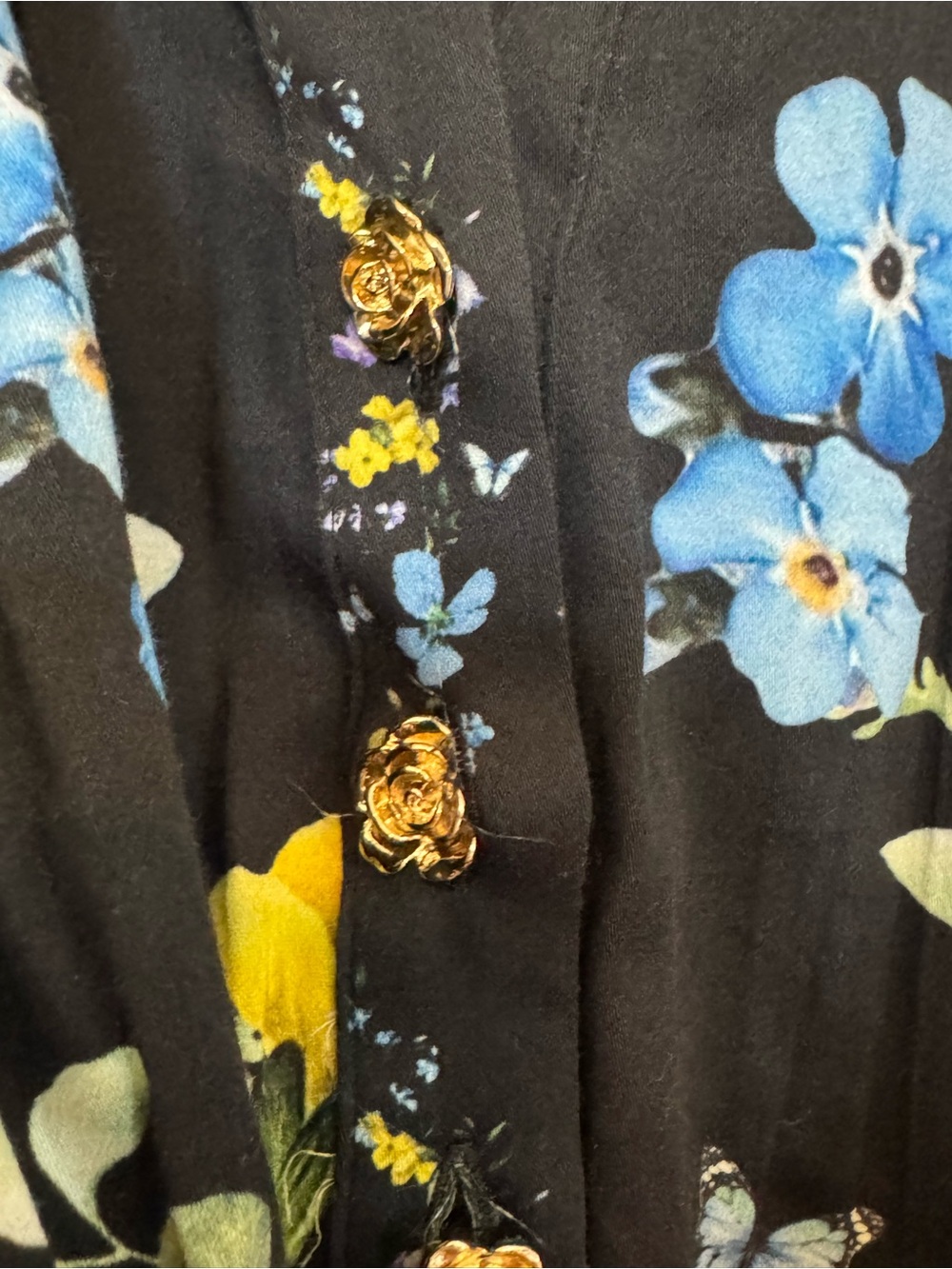 Alice + Olivia Cora Floral Tiered Mini Shirt Dress โ Approx. XS - Picture 11 of 14
